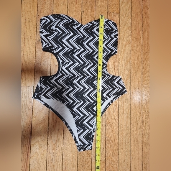 WOMEN'S Bodysuit Small Black and White - Picture 4 of 9